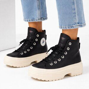 Converse Chuck Taylor All Star Platform Waterproof Sneakers – Black Leather |